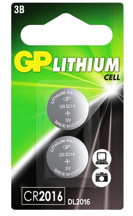 Батарейка GP Lithium CR2016 (2 шт)