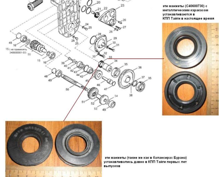Манжета 1.1-20х40-4 ГОСТ 8752-79 Тайга