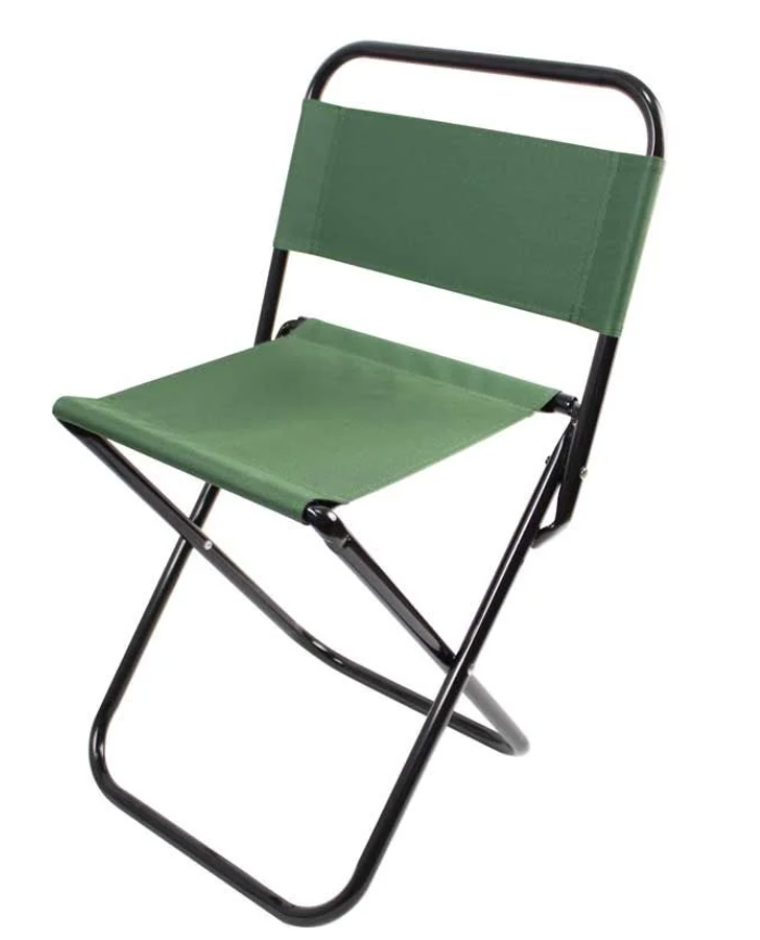 Складной стул Ecos со спинкой DW-1004C зеленый (993073)