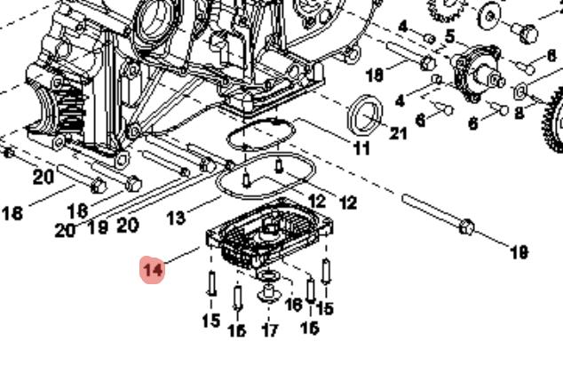 Крышка масляного фильтра РМ 500 (924151)