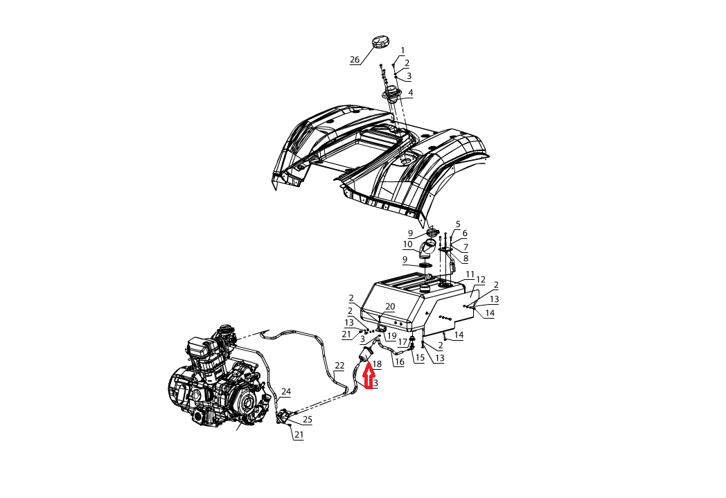 Фильтр топливный РМ 500 (412182)