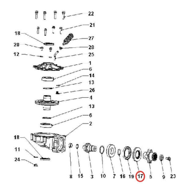 Манжета на редуктор РМ-500 (S-006-0001-B)