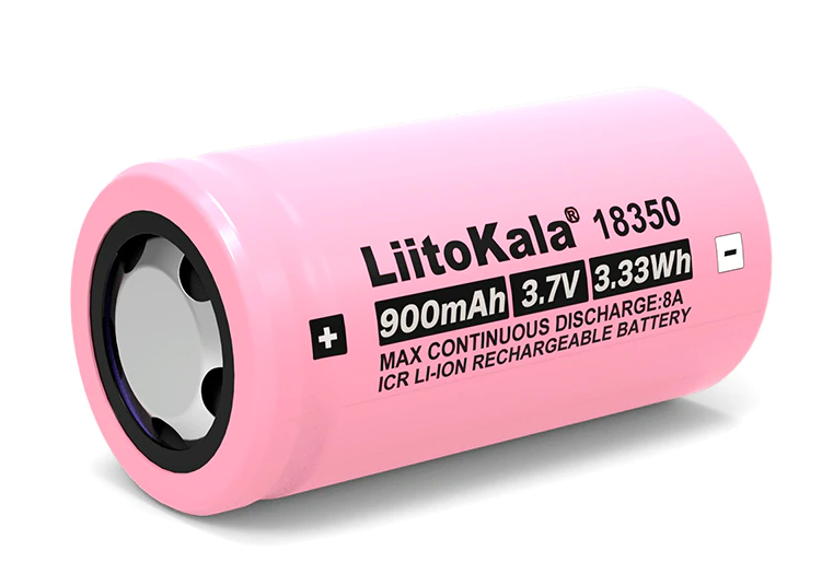Аккумулятор 18350  Li-ion 900 мАч  (ОНР)