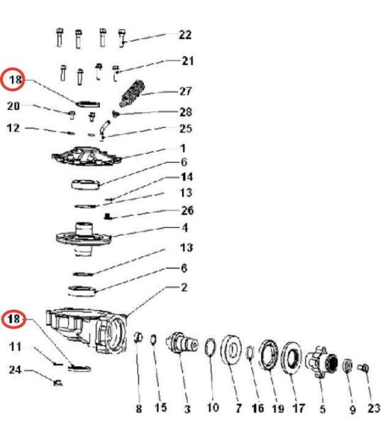 Манжета 42х62х7 РМ-500 (X-006-0033-10)