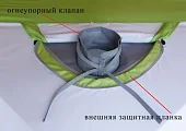 Клапан ЛОТОС огнеупорный для палаток КУБ (кремнезем 1000°С)