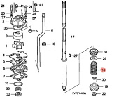 Манжета маслоотражающая Honda (41116-ZV5-000) BF-50 Манжета маслоотражающая Honda (41116-ZV5-000) BF-50
