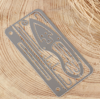 Мультиинструмент - карта выживания рыболовная 17в1 (10155254) Мультиинструмент - карта выживания рыболовная 17в1 (10155254)