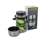 Термос Diolex для еды вакуумный, милитари 0.8 л. (DXF-800-3) Термос Diolex для еды вакуумный, милитари 0.8 л. (DXF-800-3)