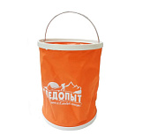 Ведро складное "СЛЕДОПЫТ", 13 л. оранж. (PF-CT-F18) Ведро складное "СЛЕДОПЫТ", 13 л. оранж. (PF-CT-F18)