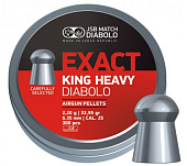 Пульки JSB Diabolo Exact King Heavy 6.35 мм. 2,2 гр. 300 шт. Пульки JSB Diabolo Exact King Heavy 6.35 мм. 2,2 гр. 300 шт.