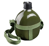 Фляга Ecos походная на ремне, 1 литр  CB-2014 (991017) Фляга Ecos походная на ремне, 1 литр  CB-2014 (991017)