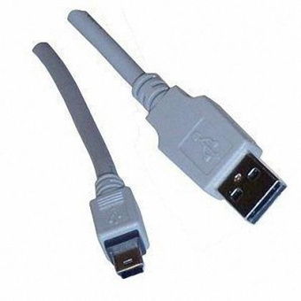 Кабель USB 2.0 > miniUSB (1.8м) Кабель USB 2.0 > miniUSB (1.8м)