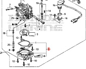 �������� ����������� HONDA (16023-ZY1-801) BF20