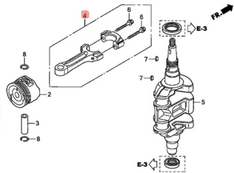 ����� � ����� Honda (13210-ZY1-013)