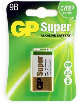 Батарейка GP Super Alkaline 9V Крона Батарейка GP Super Alkaline 9V Крона