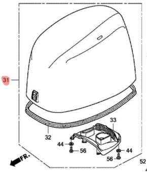 ����. ������, ��������� HONDA (63100-ZZ5-000ZA)