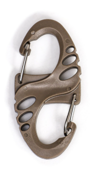 Карабин туристический двойной, хаки 5 см (10198696) Карабин туристический двойной, хаки 5 см (10198696)