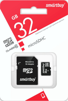 Карта памяти Micro SD 32GB SmartBuy Карта памяти Micro SD 32GB SmartBuy