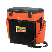 Ящик зим. FishBox  (19л) оранжевый/зеленый 2-х секционный Helios Ящик зим. FishBox  (19л) оранжевый/зеленый 2-х секционный Helios