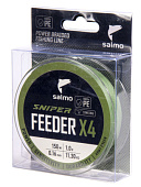 ���� ����. Salmo Sniper �4 FEEDER BRAID Army Green 150/016