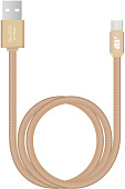 Кабель USB 2.0 - micro USB BoraSCO VSP (34452, 3A, 1 м.,золото, нейлоновая оплетка) Кабель USB 2.0 - micro USB BoraSCO VSP (34452, 3A, 1 м.,золото, нейлоновая оплетка)