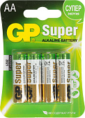 Батарейка GP Super Alkaline 15А АA пальчик. (4 шт.) Батарейка GP Super Alkaline 15А АA пальчик. (4 шт.)