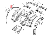 Накладка крыла задняя правая РМ-500 (V10700019-01) Накладка крыла задняя правая РМ-500 (V10700019-01)