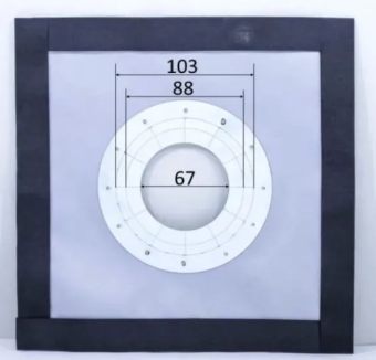 Универсальная разделка под трубу 25х25 см. Универсальная разделка под трубу 25х25 см.