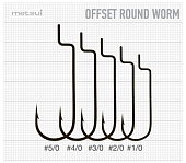 ������ metsui OFFSET ROUND WORM ���� bln, ������ � 4/0, � ��. 6 ��.