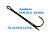   DOUBLE HOOK 3X-SUPER LONG (bn) 3/0 