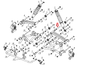 Втулка РМ 500 подвеска задняя (V10200021) Втулка РМ 500 подвеска задняя (V10200021)