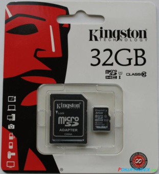 Карта памяти Micro SD 32GB Kingstone  Карта памяти Micro SD 32GB Kingstone