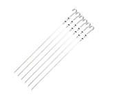 Набор шампуров ECOS 560х10х1,0мм, угловой, с витком, 6шт. (009382) Набор шампуров ECOS 560х10х1,0мм, угловой, с витком, 6шт. (009382)