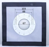 Универсальная разделка под трубу 25х25 см. Универсальная разделка под трубу 25х25 см.