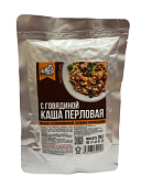 Готовая еда "Каша перловая с говядиной в соусе" 250гр (9шт/к) Готовая еда "Каша перловая с говядиной в соусе" 250гр (9шт/к)