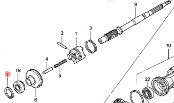   Honda 35 (41147-ZW9-000)