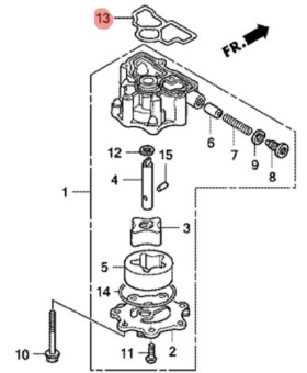 �������������� ������ Honda (91301-ZV5-010)