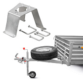 Держатель запасного колеса МЗСА 3105.0004.000 (для прицепов OFF-ROAD) Держатель запасного колеса МЗСА 3105.0004.000 (для прицепов OFF-ROAD)