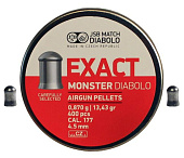 Пульки JSB Exact monster diablo 4,5 м (400 шт) Пульки JSB Exact monster diablo 4,5 м (400 шт)