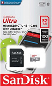 ����� ������ Micro SDHC 32 Gb SanDisk Ultra 100Mb/s