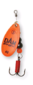  . DAM Effzett Fluo Spinner 12 - #5 - Orange 60692