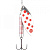 ������ ����. DAM SALMON SPINNER 30�� - #5 - Silver/Red 48982