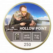 Пульки Borner Hollow Point 5,5мм 1.15г, (250шт.) Пульки Borner Hollow Point 5,5мм 1.15г, (250шт.)