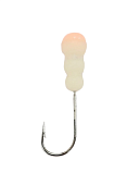 Мормышка NW Опарыш дл.свечение, кр.8 (желто красный)  Мормышка NW Опарыш дл.свечение, кр.8 (желто красный)