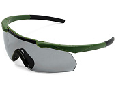Очки стрелковые ShotTime Caracal GST-035-AG-G (зеленые, линза серая) Очки стрелковые ShotTime Caracal GST-035-AG-G (зеленые, линза серая)