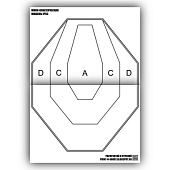 Мишень "IPSC" мини 300х375 Мишень "IPSC" мини 300х375