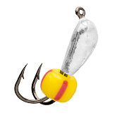 Мормышка вольфрам. LumiCom Капля с ушком Коза Ф4 серебро Мормышка вольфрам. LumiCom Капля с ушком Коза Ф4 серебро