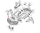Накладка крыла передняя правая РМ-500 (V10700005-01) Накладка крыла передняя правая РМ-500 (V10700005-01)