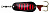  . DAM Effzett Standart UV Active 22 - Fluo Red/Black UV 69602