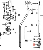   Honda (41131-ZY1-000) BF20